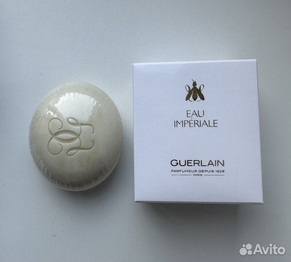 Guerlain eau imperiale набор мыло и мыльница