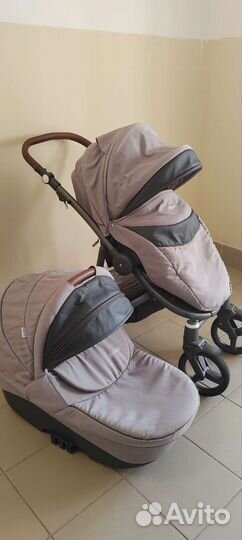 Коляска 2 в 1 aroteam armandi 12 серая