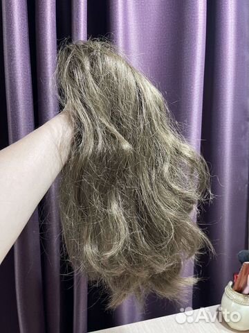 Хвост из волос, смотрится натурально, длина 55 см