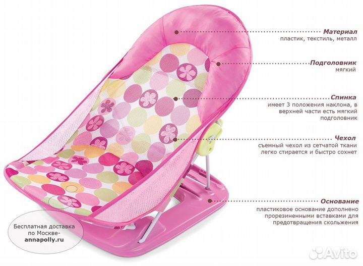 Горка для купания Summer Infant Deluxe Baby Bather