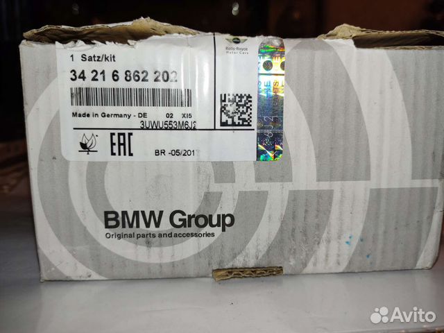 Тормозные колодки BMW F10