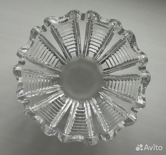 Салатник хрустальный винтаж СССР