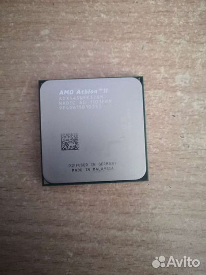 Процессор amd athlon ii x3 445