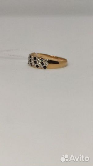 Золотое кольцо с камнем 17р