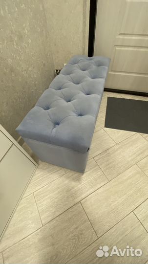 Банкетка в прихожую с ящиком