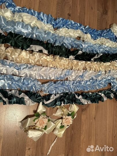 Свадебные украшения на автомобили