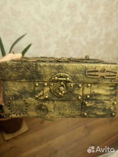 Подарочная коробочка в стиле стимпанк