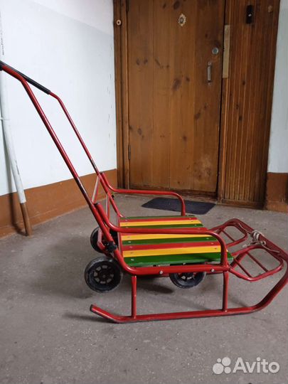 Детские санки для двойни