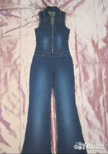 Комбинезон джинсовый на р42-44 