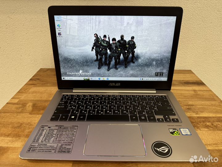 Asus 13 FHD металл i3-6100 12Gb DDR4 940MX SSD+HDD