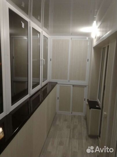 Отделка балконов и лоджий, шкафы на балкон