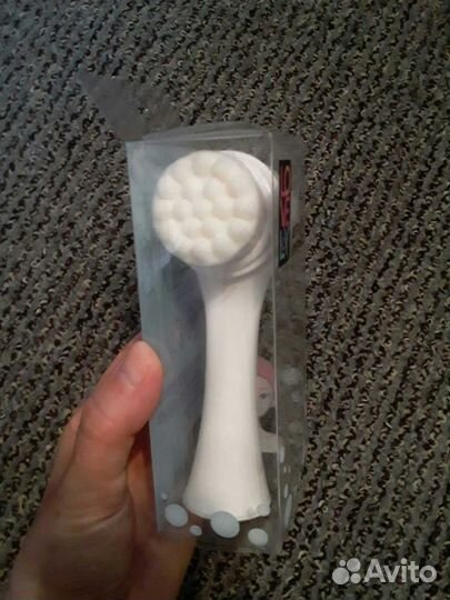 Новая щетка для умывания двусторонняя массажер лиц