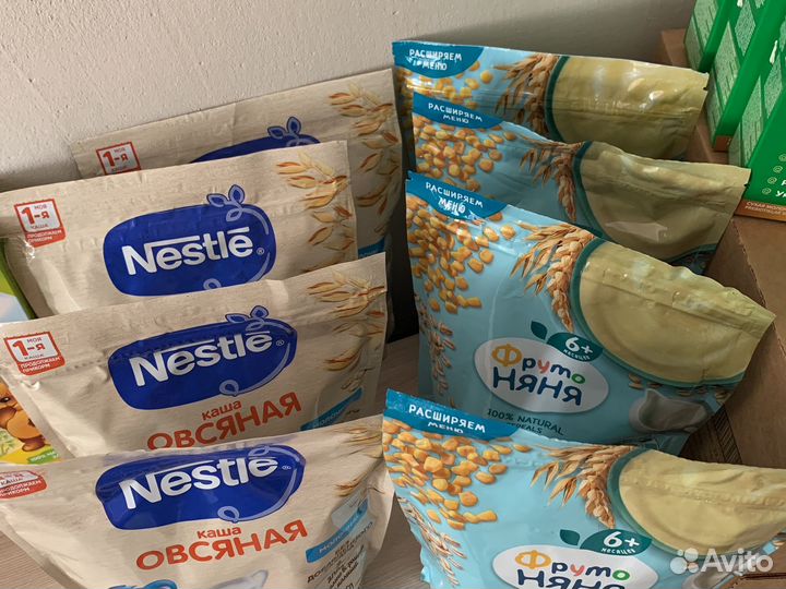 Детские каши и Смеси