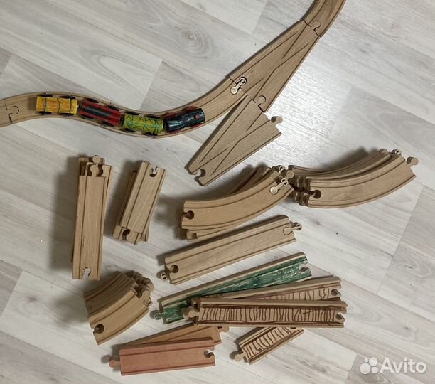 Деревянная железная дорога IKEA икеа