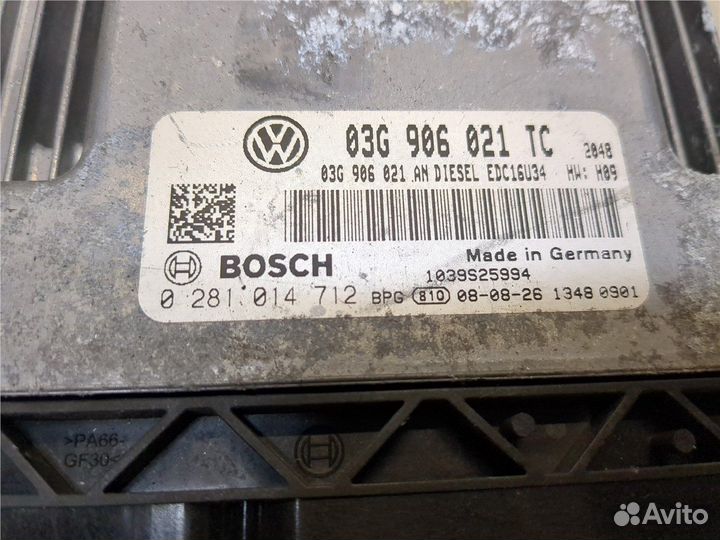 Блок управления двигателем Skoda Octavia (A5), 200