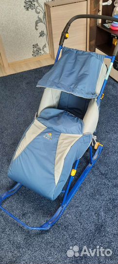 Детские санки коляска
