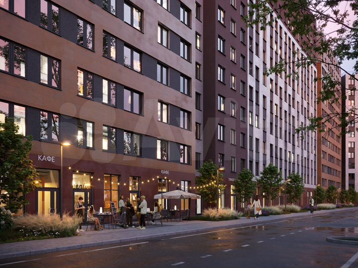 2-к. квартира, 69,3 м², 4/12 эт.