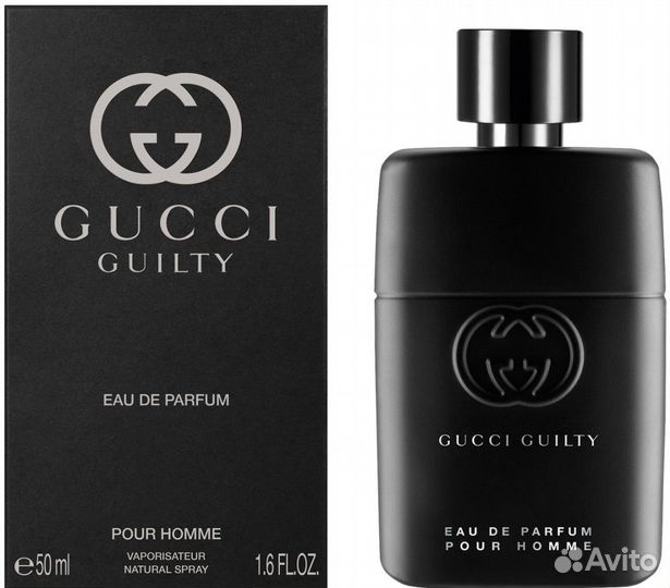 Мужская парфюмерная вода gucci guilty 50 мл