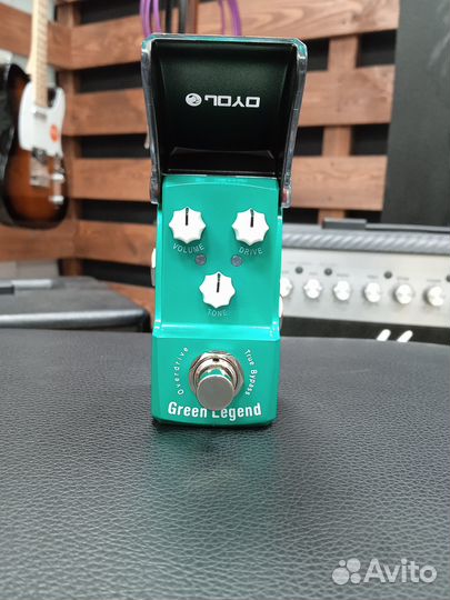 Педаль овердрайва Joyo JF-319 Green Legend