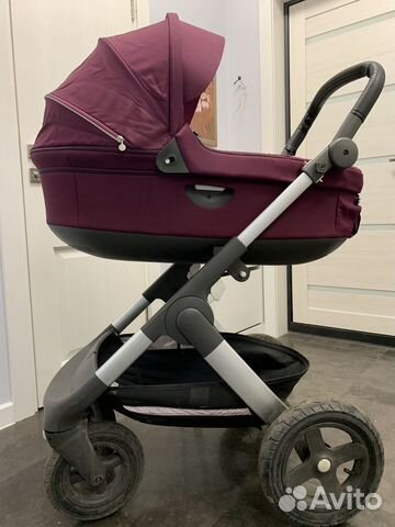 Коляска 3 в 1 stokke trailz с колесами terrain