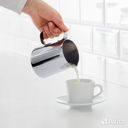 Питчер для молока икеа Моттлиг стальной 0,5л