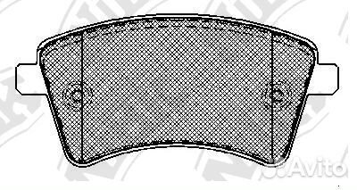 Тормозные колодки дисковые renault kangoo PN053