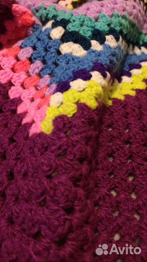 Плед детский вязаный