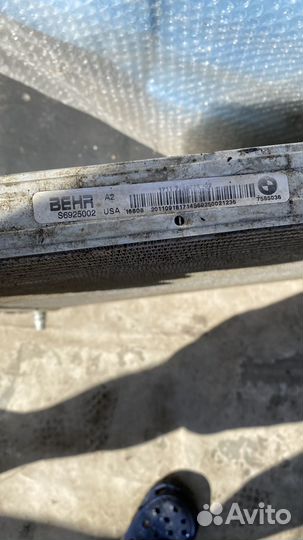 Радиатор двс BMW X5 e70