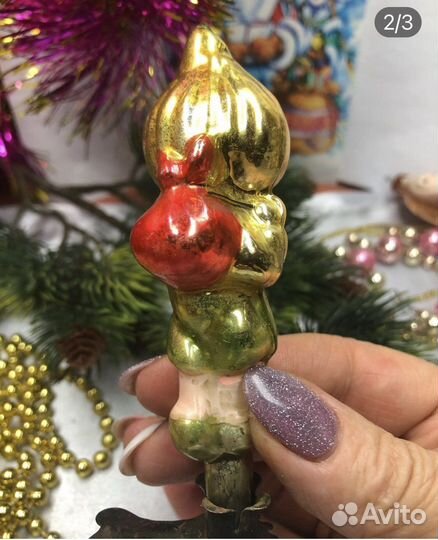 Елочные игрушки СССР