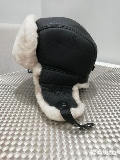 Шапка ушанка мужская овчина