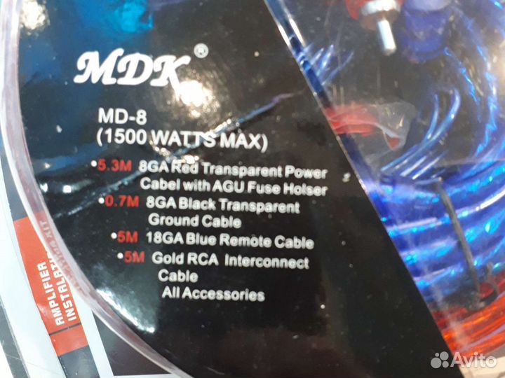 Новый акустический комплект проводов