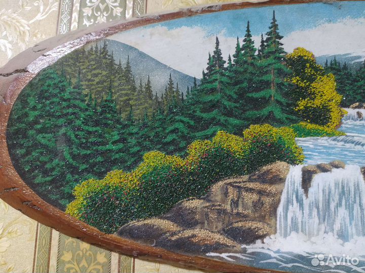 Картина на дереве