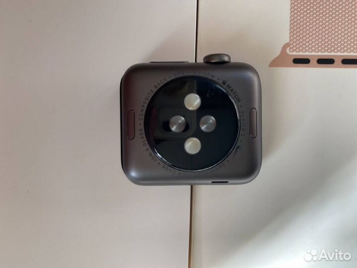 Apple watch nike+ series 3 38mm черные