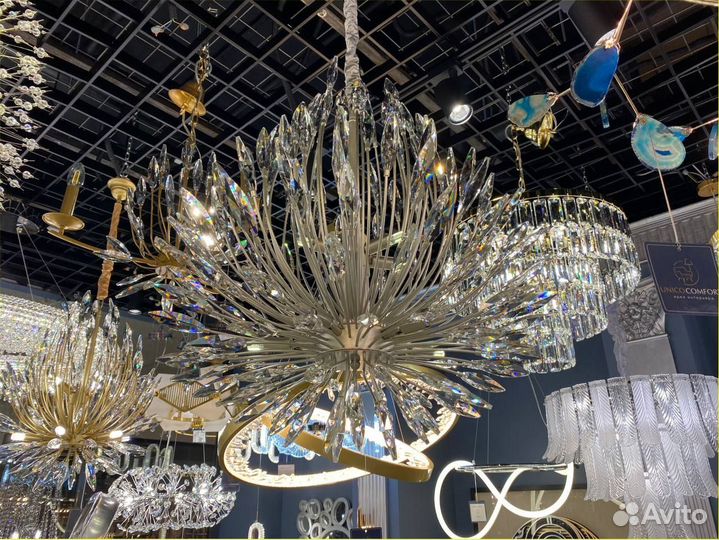 Стильная люстра Кристальный взрыв
