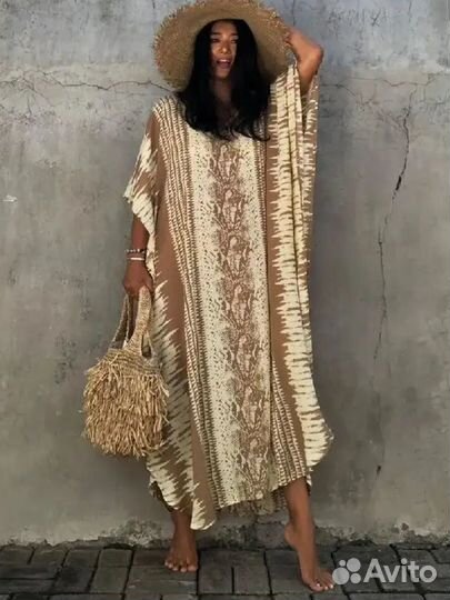 Туника пляжная женская большого размера