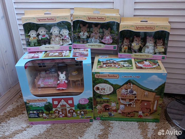 Домики и семьи sylvanian family
