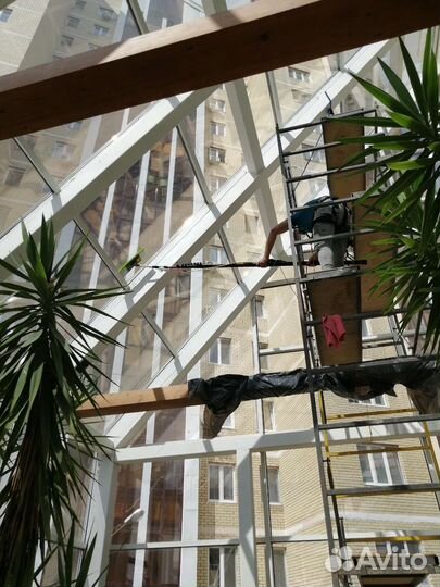 Мойка окон и фасада