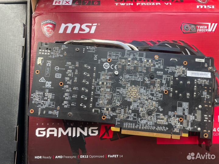 Видеокарта Msi RX 470