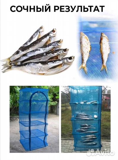 Сушилка для рыбы, овощей и фруктов