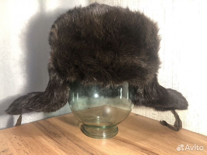 Шапка ушанка кролик СССР Новая размер 56