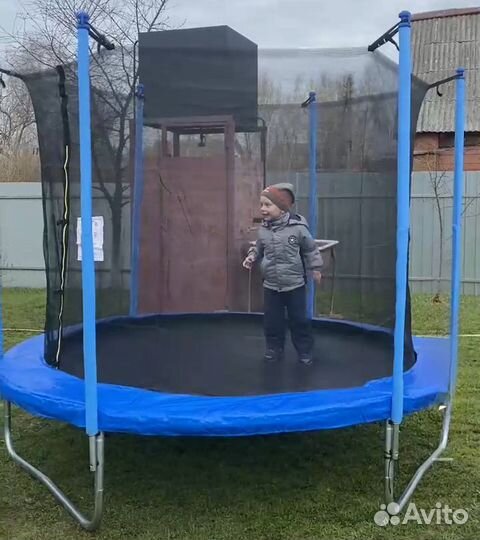 Батут 244 см с внутренней сеткой