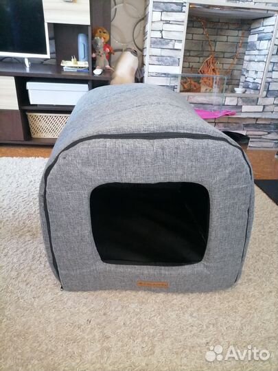Лежанка домик для собаки