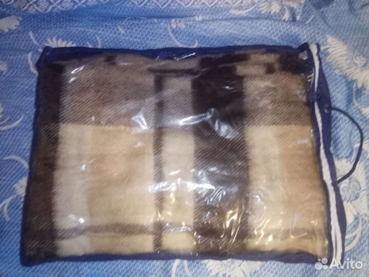 Плед шерсть новый