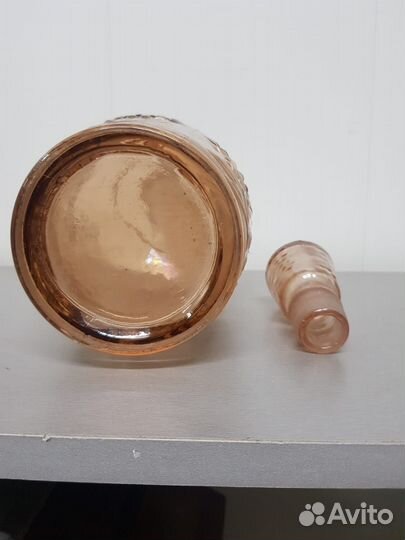 Графин цветное стекло СССР 34 см