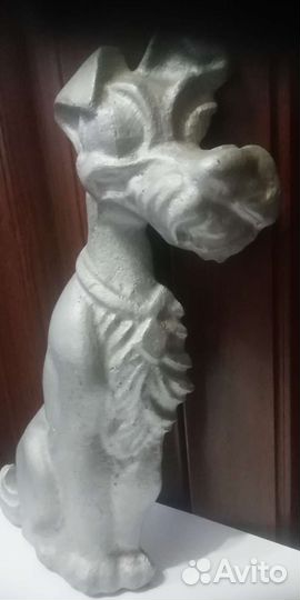 Панно собака. Металл