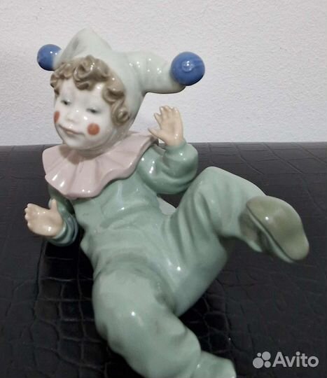 Фарфоровая статуэтка Nao Lladr Детский клоун 1992