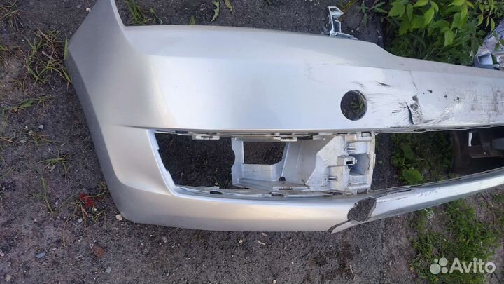 Бампер skoda rapid 2015