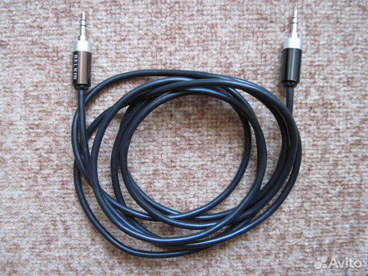 Кабель аудио AUX Belkin mini-jack 3,5 мм (m-m) 2 м