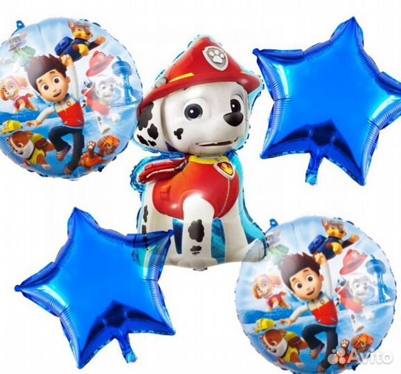 Наборы фольгированных воздушных шаров (5шт)