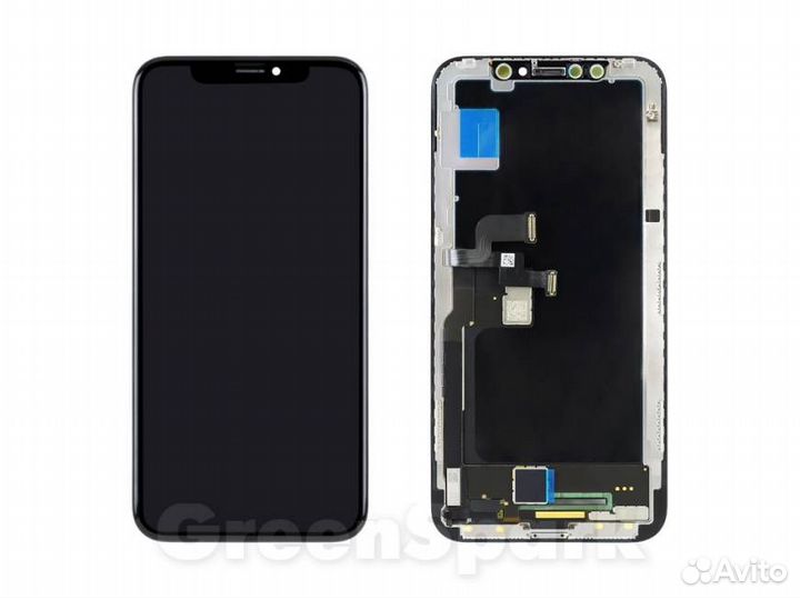 Дисплей для iPhone X +тач черный с рамкой oled